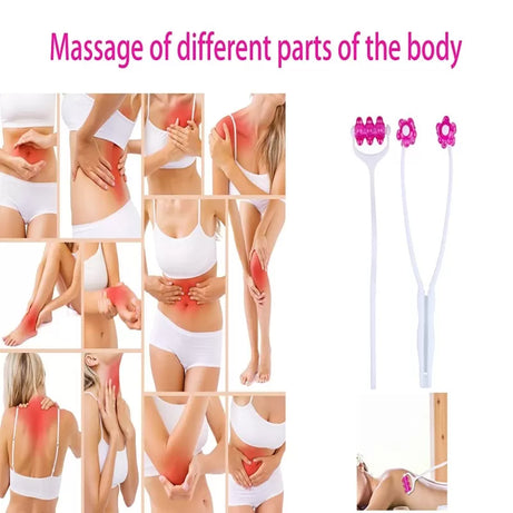 Facial Face Up Roller Massager for Slimming Remove Chin Neck Beauty Tools 2-in-1 - Oshi.pk - Buy & Sell Online