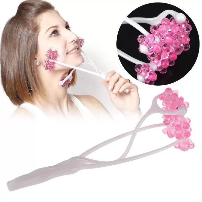 Facial Face Up Roller Massager for Slimming Remove Chin Neck Beauty Tools 2-in-1 - Oshi.pk - Buy & Sell Online