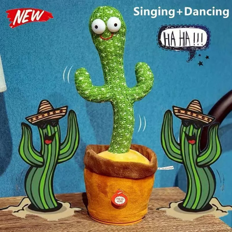Dancing Cactus Plush Toy Electronic Shake Dancing Toy - Oshi.pk - Buy & Sell Online