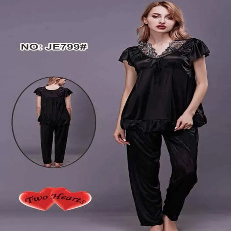 Pack of 1 - Silk Satin Nighty Suit For Women - Oshi.pk - Buy & Sell Online