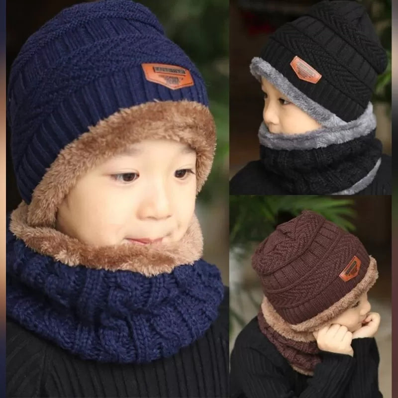 Best Quality Winter Warm Cap & Collar for Kids - Oshi.pk - Buy & Sell Online