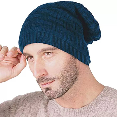 Pack of 2 - Best Quality Winter Warm Woolen Cap for Men - Oshi.pk - Buy & Sell Online