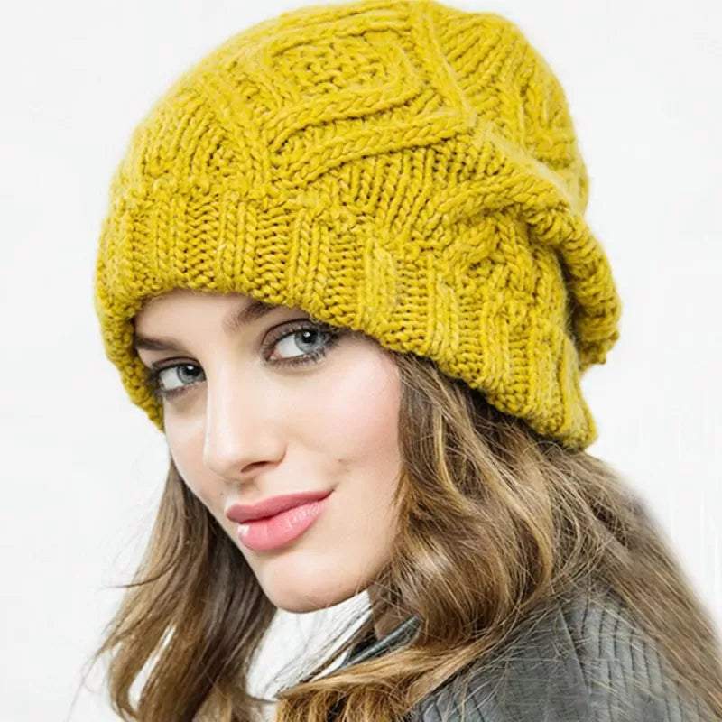 Pack of 1– Best Quality Winter Warm Woolen Cap for Women - Oshi.pk - Buy & Sell Online