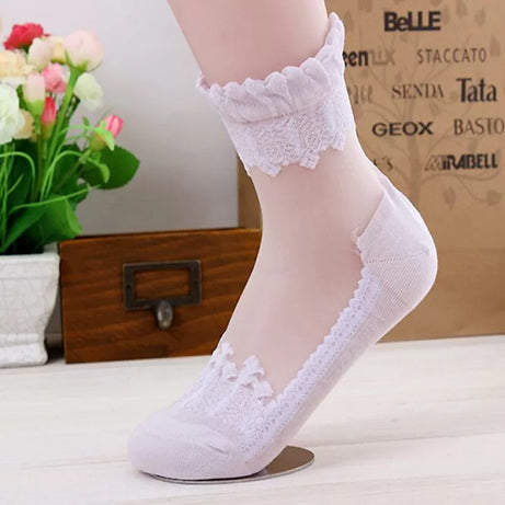 4 Pairs– Imported Net Fancy Full Socks for Women - Oshi.pk - Buy & Sell Online