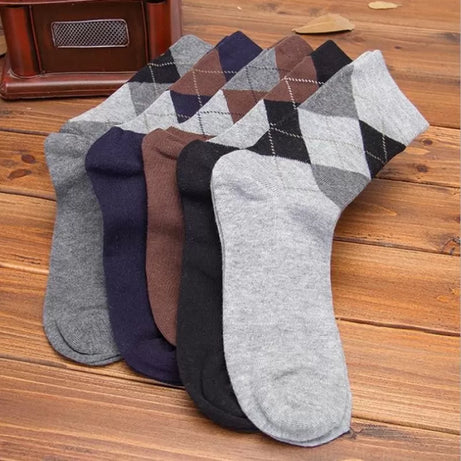 6 Pairs - Cotton Dress Stripe Socks For Men - Oshi.pk - Buy & Sell Online