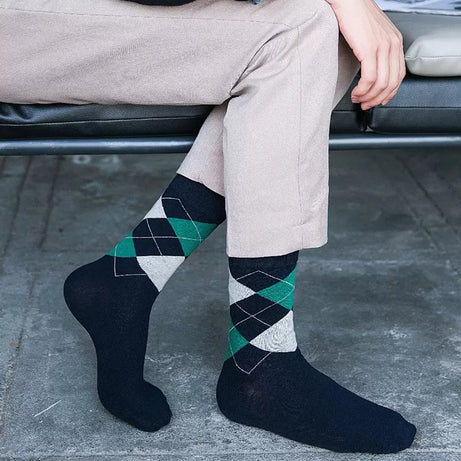 6 Pairs - Cotton Dress Stripe Socks For Men - Oshi.pk - Buy & Sell Online