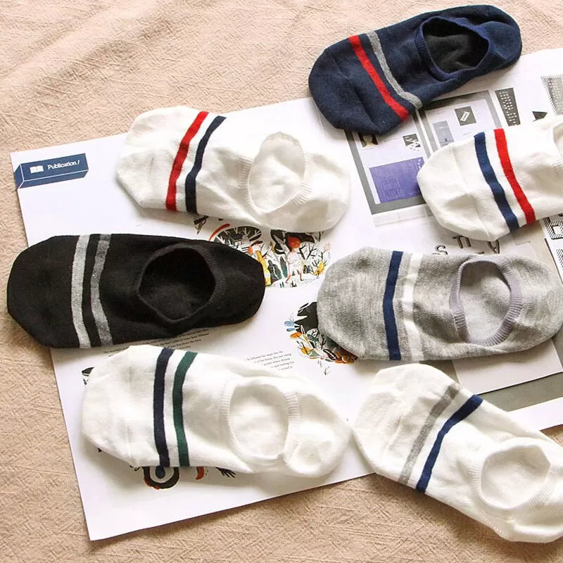 5 Pairs - Cotton Imported Low Cut Socks For Men - Oshi.pk - Buy & Sell Online