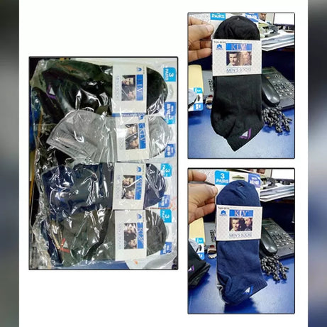 10 Pairs - Cotton Imported Ankle Socks For Men - Oshi.pk - Buy & Sell Online