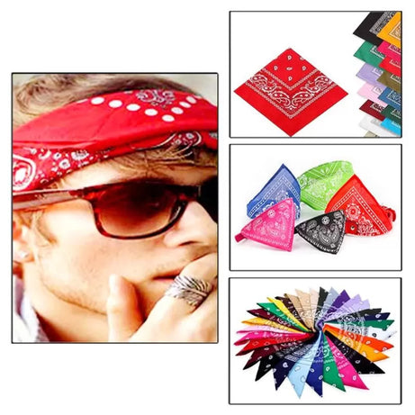 Pack of 3 - Versatile Printed Bandana Scarf Outdoor Cycling Face Mask & Head Mask For Men/Boys - Oshi.pk - Buy & Sell Online