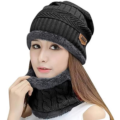 Best Quality Winter Warm Cap & Collar for Women - Oshi.pk - Buy & Sell Online