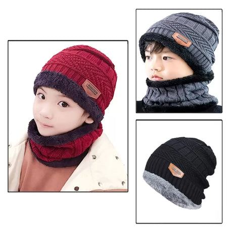 Best Quality Winter Warm Cap & Collar for Kids - Oshi.pk - Buy & Sell Online