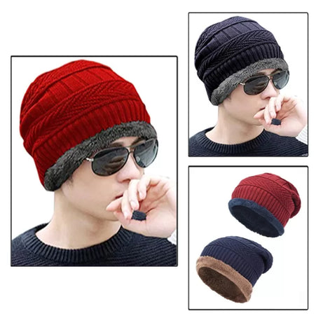 Pack of 2 – Best Quality Winter Warm Caps For Men - Oshi.pk - Buy & Sell Online