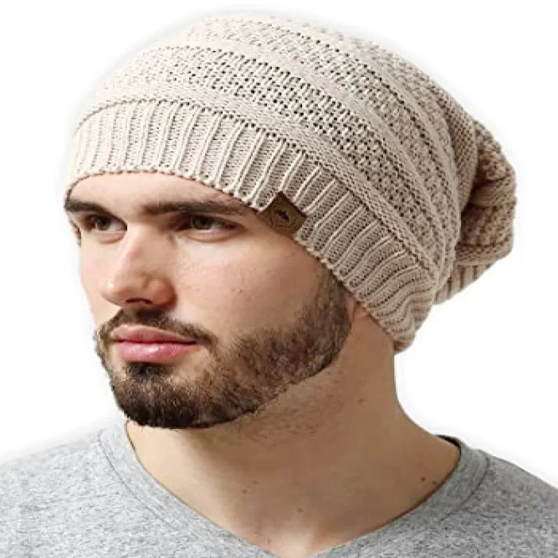 Best Quality Winter Warm Woolen Long Cap for Men - Oshi.pk - Buy & Sell Online