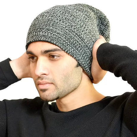 Best Quality Winter Warm Woolen Long Cap for Men - Oshi.pk - Buy & Sell Online