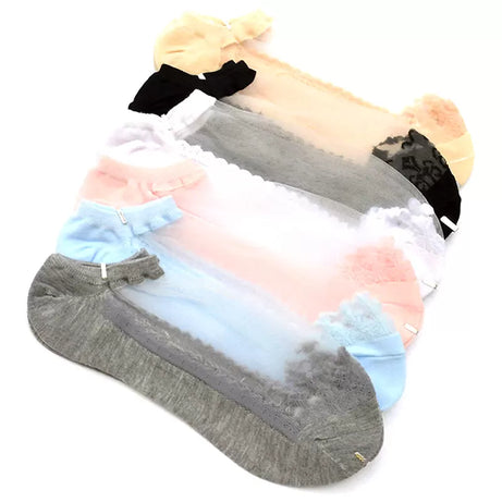 4 Pairs– Imported Net Fancy Half Socks for Women - Oshi.pk - Buy & Sell Online