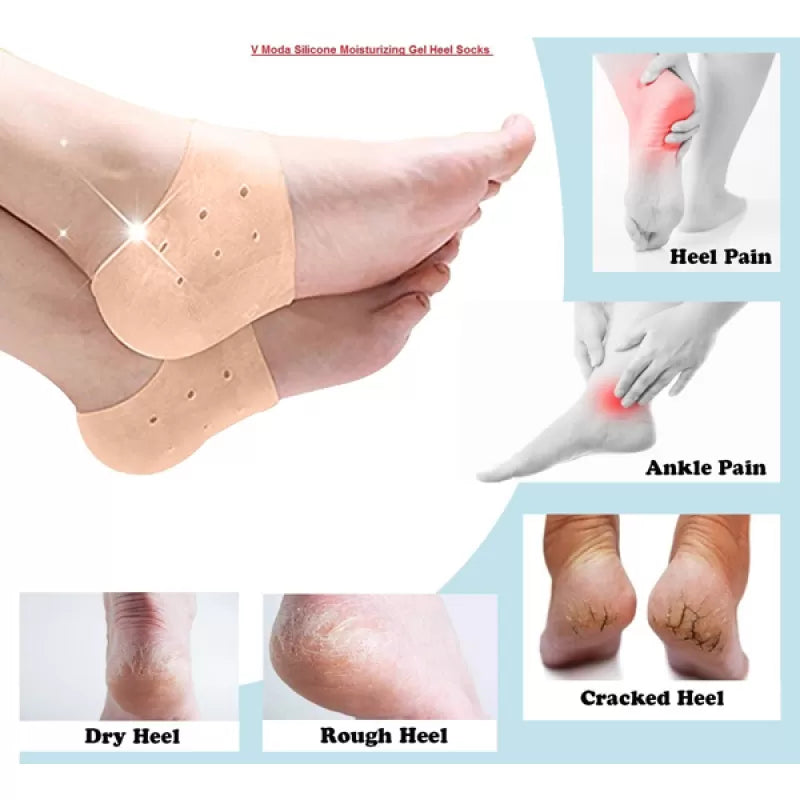 Silicone Heel Pads Anti Crack Heel Protector - Oshi.pk - Buy & Sell Online