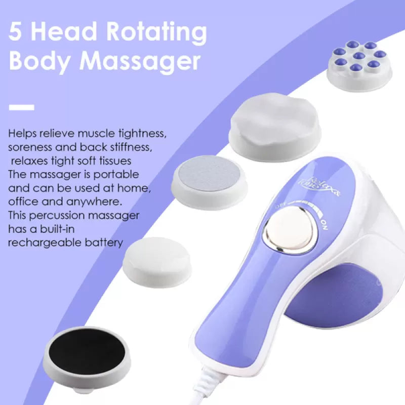 Relax Spin Tone Body Massager, (Purple & White) - Oshi.pk - Buy & Sell Online