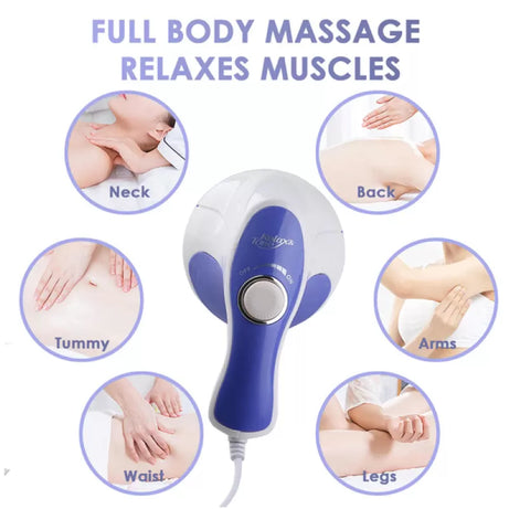 Relax Spin Tone Body Massager, (Purple & White) - Oshi.pk - Buy & Sell Online