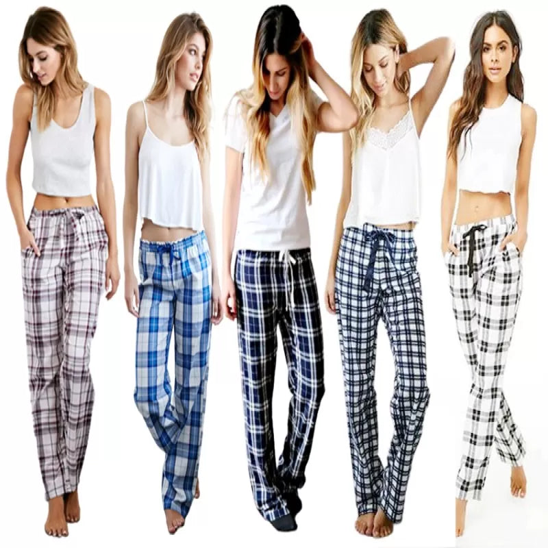 Pack of 3 – Checkered Pajama for Women - Oshi.pk - Buy & Sell Online