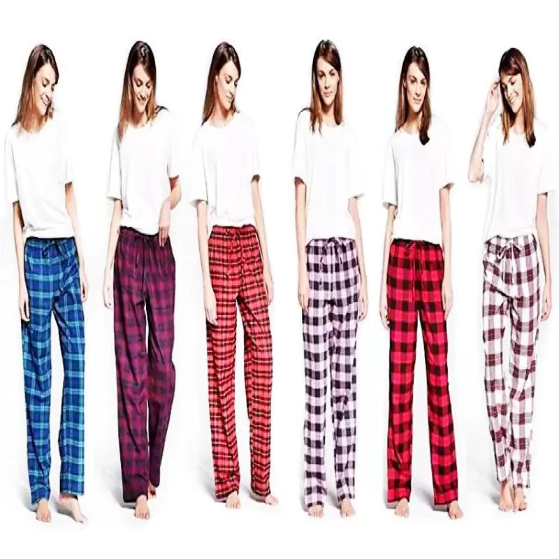 Pack of 3 – Checkered Pajama for Women - Oshi.pk - Buy & Sell Online