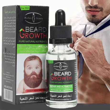 Natural Hair Growing Herbal Beard Oil - Oshi.pk - Buy & Sell Online
