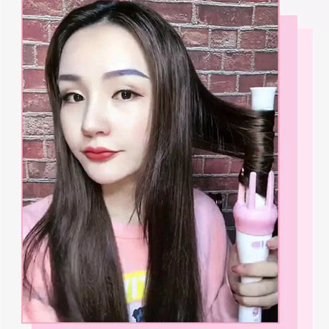 Automatic Electric Rotating Curling Iron With Ceramic Coating curler - Oshi.pk - Buy & Sell Online