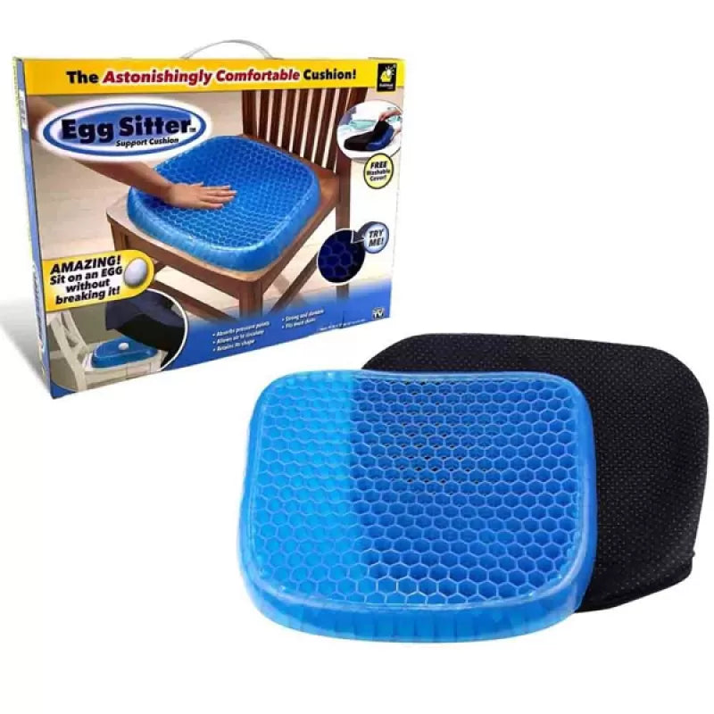 Egg Sitter Absorb Pressure Support Back Pain Relief Cushion Seat Gel Non-Slip - Oshi.pk - Buy & Sell Online