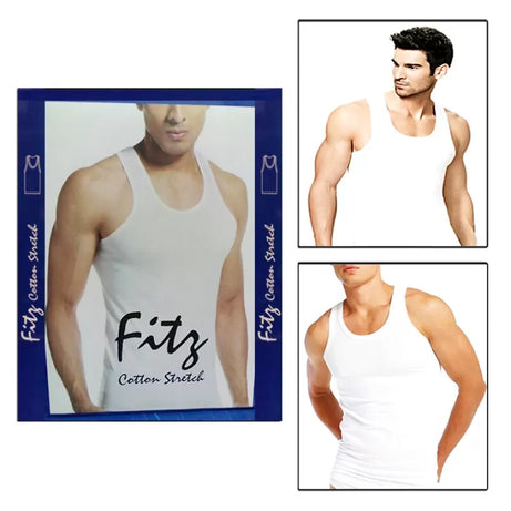 Pack of 3 – Branded Cotton Luxury Sleeveless Vest for Men