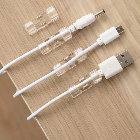 16pcs self-adhesive wire organizer cable clip (4cm x 1.5cm) [5 PACKS] - Oshi.pk - Buy & Sell Online