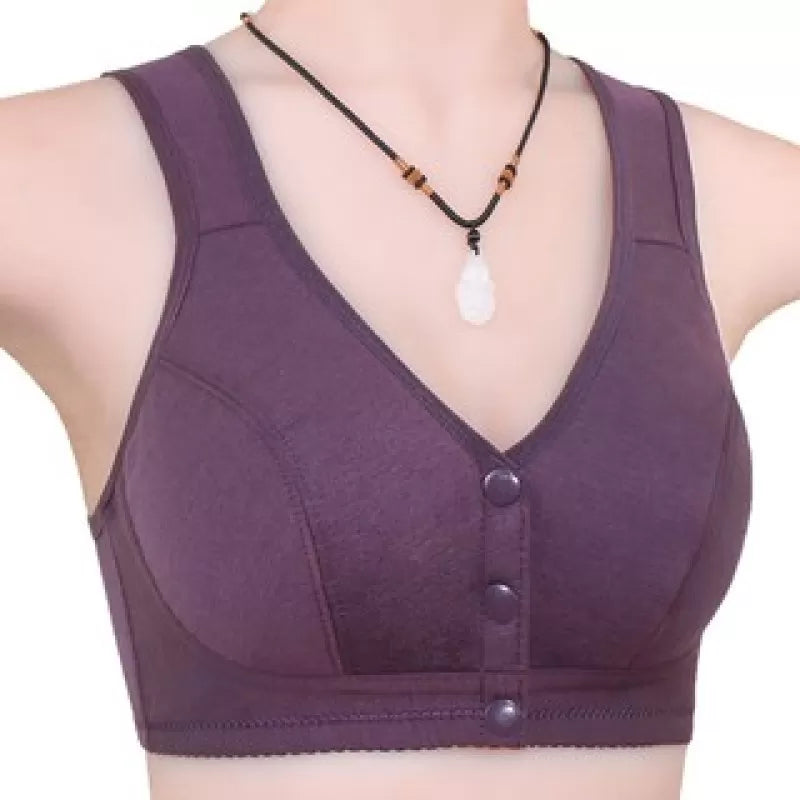 New Front Buckle Bra Women Soft Cotton Bras Plus - Oshi.pk - Buy & Sell Online