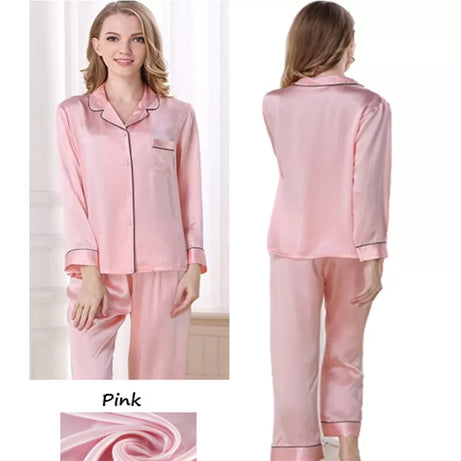 Silk Night Suit For Women (Pink) (Design-2) - Oshi.pk - Buy & Sell Online