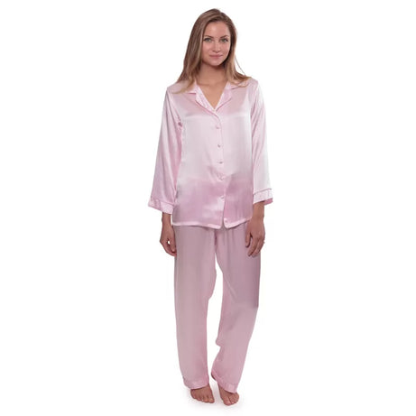 Silk Night Suit For Women (Pink) - Oshi.pk - Buy & Sell Online
