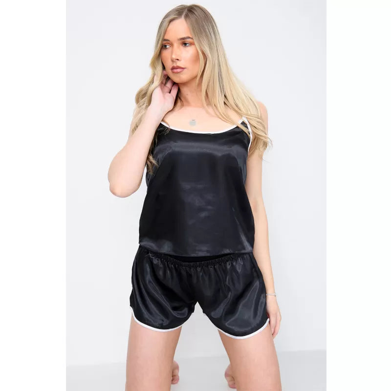 Digital print silky satin Night wear Cami set for women (Design-12) - Oshi.pk - Buy & Sell Online