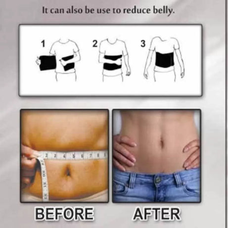 2 pcs High Quality Abdominal Belly Fat Loss Belt and signal Tummy Trimmer - Oshi.pk - Buy & Sell Online