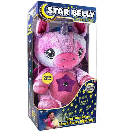 Star Belly Dream Lites Plush Toy Starry Bedtime Stuffed Animal Doll Projector Lamp Toy - Oshi.pk - Buy & Sell Online