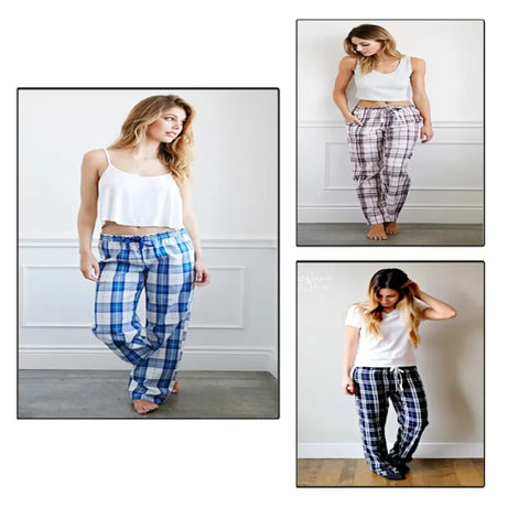 Pack of 3 – Checkered Pajama for Women - Oshi.pk - Buy & Sell Online