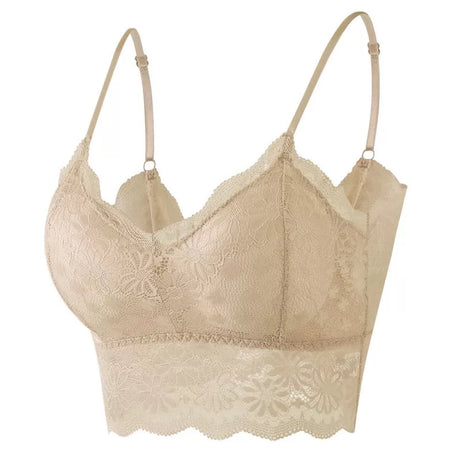 Front Closure Wire Free Bra Push Up Lace Bra Women - Oshi.pk - Buy & Sell Online