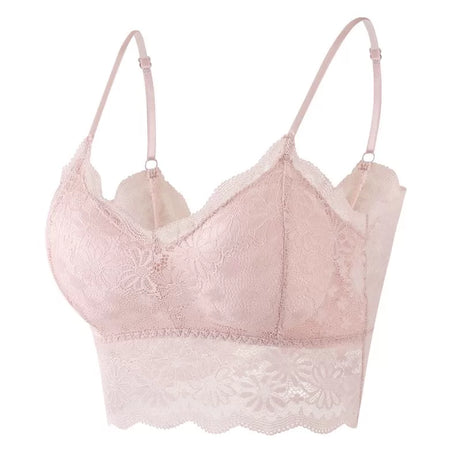 Front Closure Wire Free Bra Push Up Lace Bra Women - Oshi.pk - Buy & Sell Online