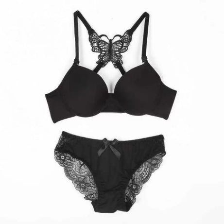 Floral Lace Cutout Crochet Lingerie Set - Oshi.pk - Buy & Sell Online