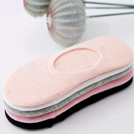 Pack of 04 – Imported Low Cut Soft Socks For Women - Oshi.pk - Buy & Sell Online