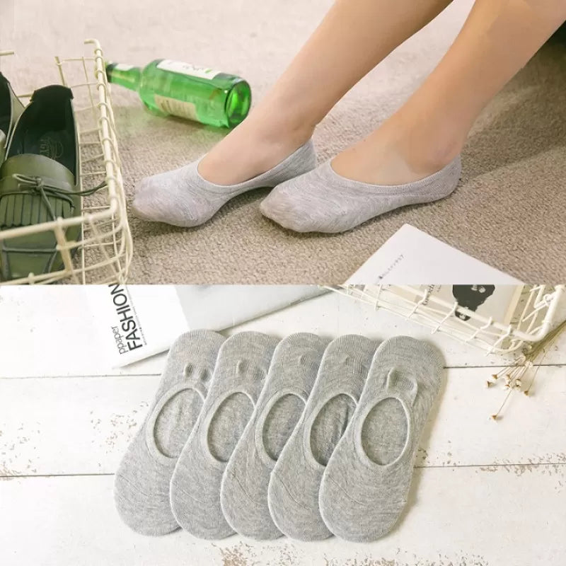 Pack of 04 – Imported Low Cut Soft Socks For Women - Oshi.pk - Buy & Sell Online