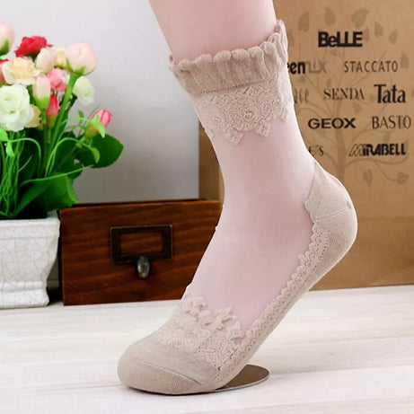 4 Pairs– Imported Net Fancy Full Socks for Women - Oshi.pk - Buy & Sell Online