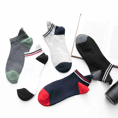 5 Pairs - Cotton Imported Ankle Best Quality Socks For Men - Oshi.pk - Buy & Sell Online