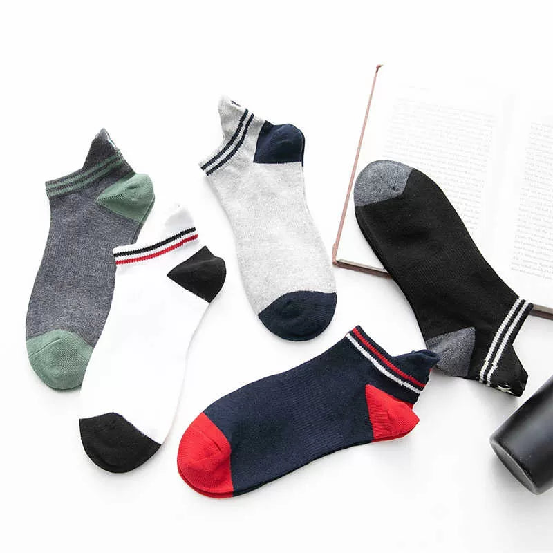 5 Pairs - Cotton Imported Ankle Best Quality Socks For Men - Oshi.pk - Buy & Sell Online