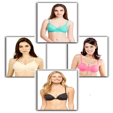 Pack of 2 - Cotton Non Padded Bras For Women - Oshi.pk - Buy & Sell Online