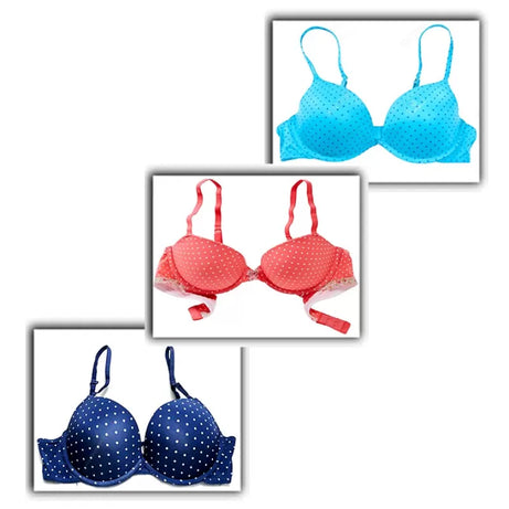 1 x - Imported Polka Dotted Padded Bras For Women/Girls - Oshi.pk - Buy & Sell Online