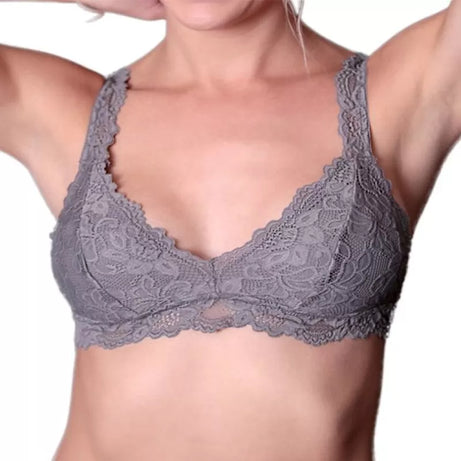 Pack of 1 - Imported Fancy Embroidered Net Comfort Fabric Bra for Women/Girls - Oshi.pk - Buy & Sell Online