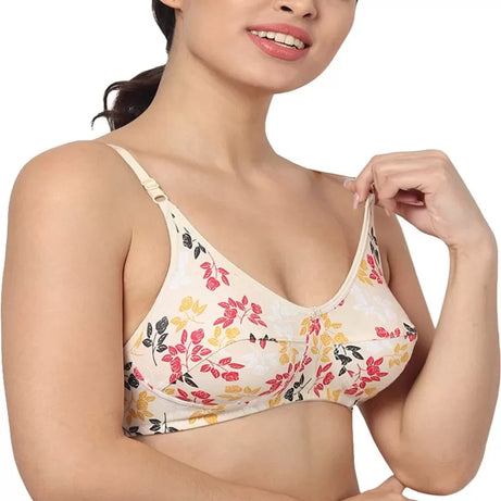 Pack of 2 - Imported Fancy Cotton Printed Non Padded Bras for Women/Girls - Oshi.pk - Buy & Sell Online