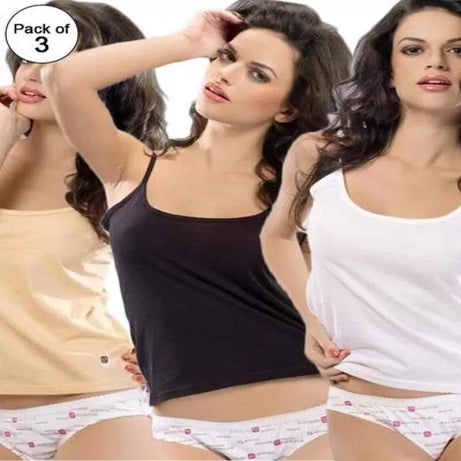 Pack of 3 – Imported Camisoles & Slips For Women/Girls - Oshi.pk - Buy & Sell Online