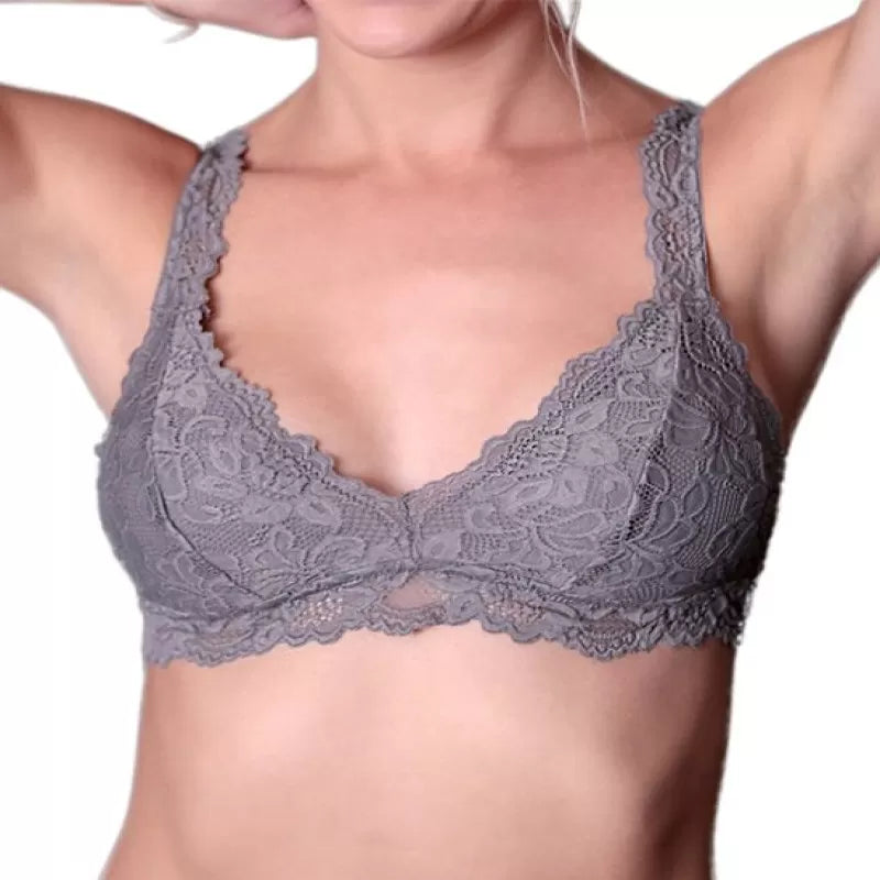 Pack of 1 - Imported Fancy Embroidered Net Comfort Fabric Bra for Women/Girls - Oshi.pk - Buy & Sell Online